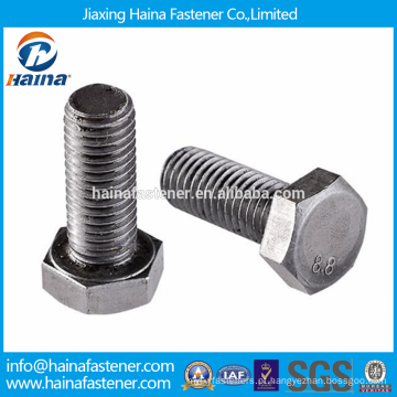 China Fornecedor DIN6914 aço inoxidável Parafusos sextavados de alta resistência com grandes larguras através de planos para parafusos estruturais